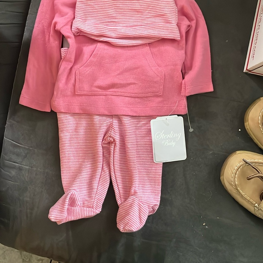 Cloud Island Pink Pajama Set Cozy and Soft